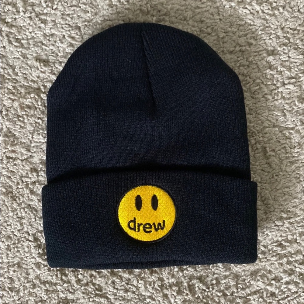 Drew House Beanie Black Justin Bieber